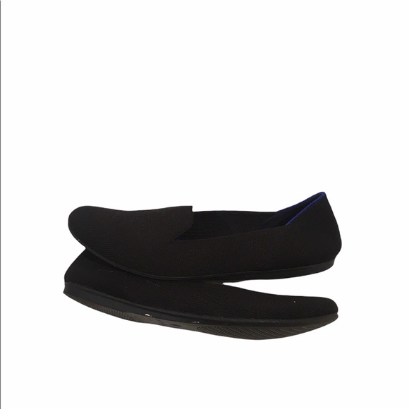 Rothys Womans Black Round Toe Loafers - Picture 4 of 6